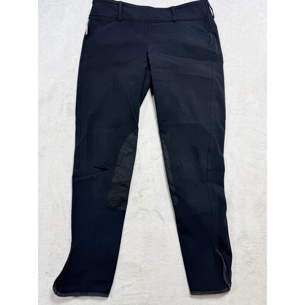 Tailored Sportsman Trophy Hunter Breeches 30 Regular Black Knee Patch USA Made